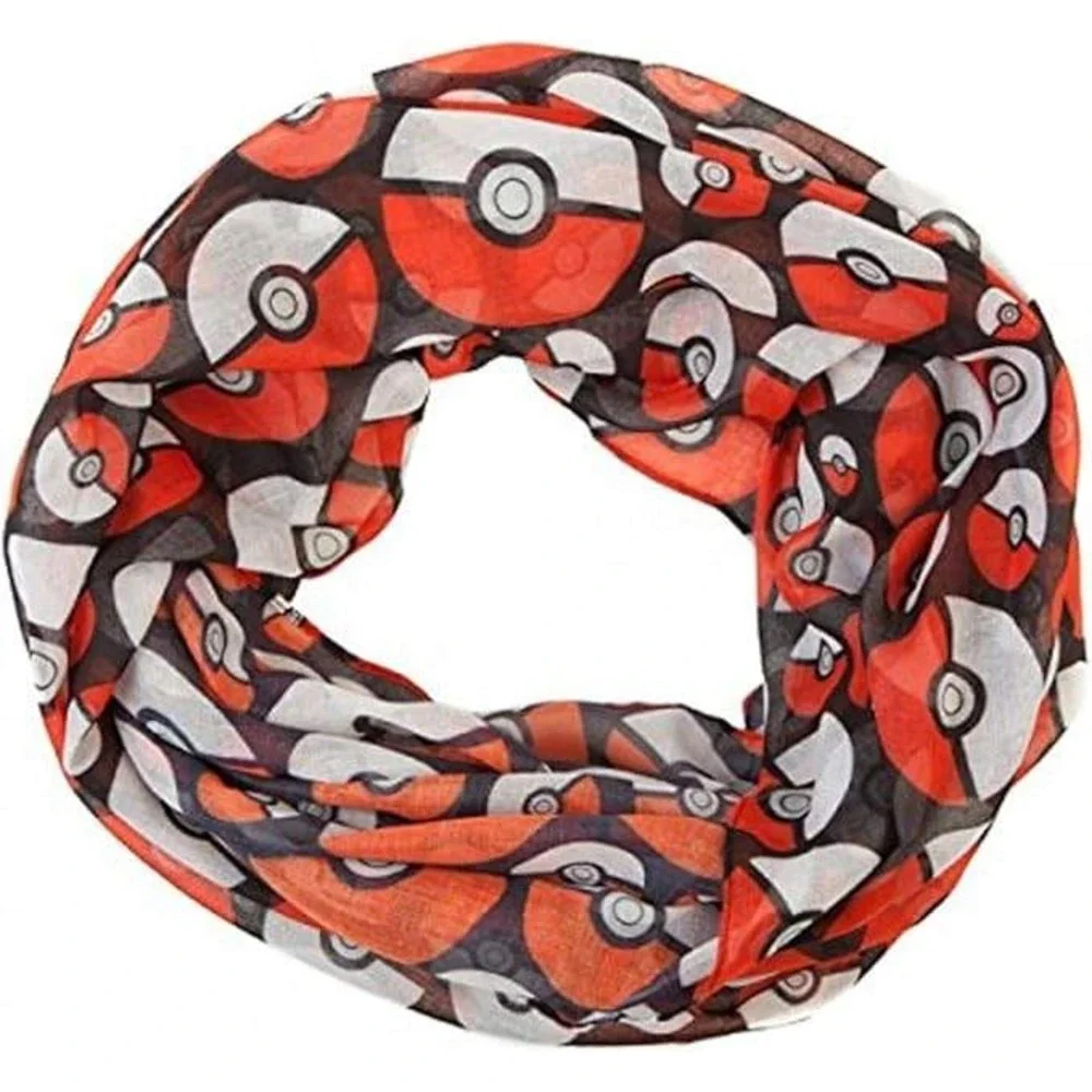 Pokemon Pokeball Infinity Viscose Scarf‎